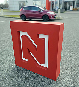 Samostatne stojace 3D logo